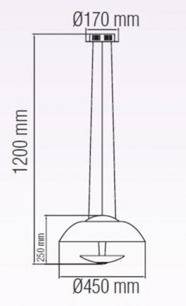 Подвесной светодиодный светильник Horoz Vista белый 019-007-0024 HRZ00002217