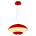 Подвесной светодиодный светильник Horoz Vista красный 019-007-0024 HRZ00002218