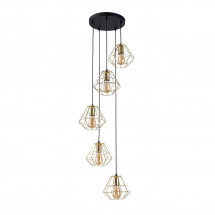 Подвесная люстра TK Lighting 1781 Diamond Gold