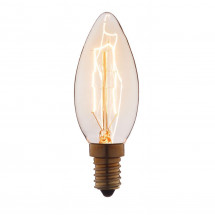 Лампа накаливания E14 25W прозрачная 1017