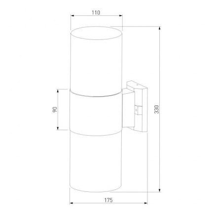 Уличный настенный светильник Elektrostandard Roil 35125/D 4690389175381