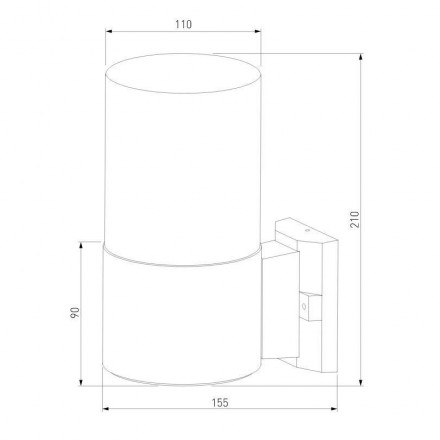 Уличный настенный светильник Elektrostandard Roil 35125/U 4690389175466