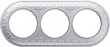 Рамка Werkel Antik Runda на 3 поста жемчужный WL70-frame-03 4690389106552
