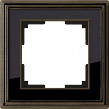 Рамка Werkel Palacio на 1 пост бронза/черный WL17-Frame-01 4690389103568
