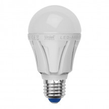 Лампа светодиодная Uniel E27 11W 4500K матовая LED-A60-11W/NW/E27/FR/DIM PLP01WH UL-00000688