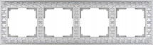 Рамка Werkel Antik на 4 поста жемчужный WL07-Frame-04 4690389063527