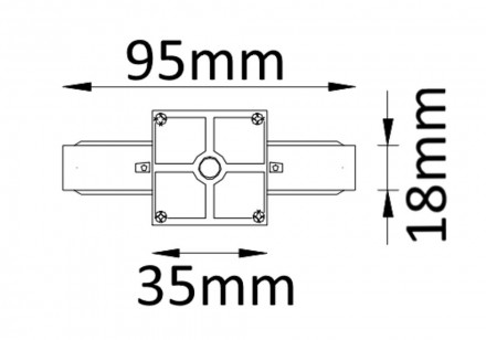 Соединитель линейный однофазный Crystal Lux CLT 0.211 01 WH