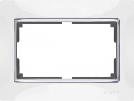 Рамка Werkel Snabb для двойной розетки белый WL03-Frame-01-DBL-white 4690389073137
