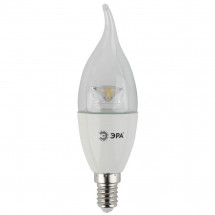 Лампа светодиодная ЭРА E14 7W 4000K прозрачная LED BXS-7W-840-E14-Clear