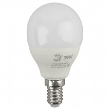 Лампа светодиодная ЭРА E14 9W 6000K матовая LED P45-9W-860-E14 Б0031411
