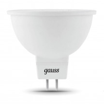 Лампа светодиодная Gauss GU5.3 5W 6500K матовая 201505305