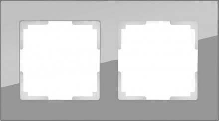 Рамка Werkel Favorit на 2 поста серый WL01-Frame-02 4690389061264