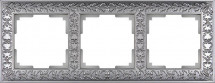 Рамка Werkel Antik на 3 поста матовый хром WL07-Frame-03 4690389145681