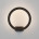 Уличный настенный светодиодный светильник Elektrostandard Ring 1710 Techno Led черный 4690389175985