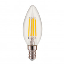 Лампа светодиодная филаментная диммируемая Elektrostandard E14 5W 4200K прозрачная 4690389140990