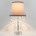 Настольная лампа Eurosvet 01036/1 хром/прозрачный хрусталь Strotskis