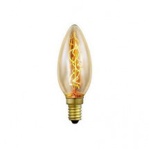 Лампа декоративная Eglo E14 40W свеча прозрачная 49507