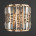 Настенный светильник Eurosvet Lory 10116/2 золото/прозрачный хрусталь Strotskis