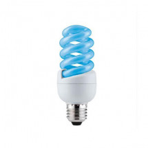 Лампа энергосберегающая Paulmann Е27 15W синяя 88090