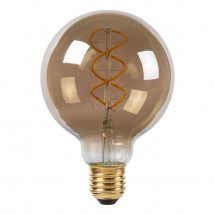 Лампа светодиодная диммируемая Lucide E27 5W 2200K дымчатая 49032/05/65