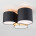 Потолочный светильник TK Lighting 3445 Mona Black/Gold