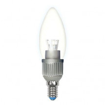 Лампа светодиодная Uniel E14 3W 4500K прозрачная Led-C37P-3W/NW/E14/CL ALS01SL 06911