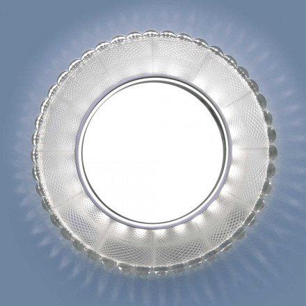 Встраиваемый светильник Elektrostandard 3035 GX53 SL/WH зеркальный/белый 4690389148989