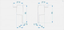 Заглушка Deko-Light End Cap H-EL-03-10 Set 2 pcs 979211