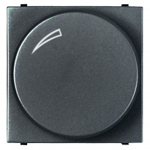 Диммер поворотный для LEDi ламп ABB Zenit антрацит 2CLA226030N1801
