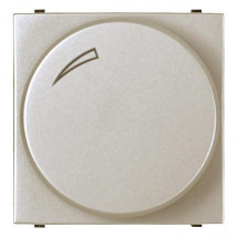 Диммер поворотный для LEDi ламп ABB Zenit серебро 2CLA226030N1301