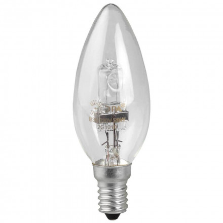 Лампа галогенная ЭРА E14 28W 2700K прозрачная HAL-B35-28W-230V-E14-CL C0038550