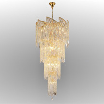 Каскадная люстра Crystal Lux Grande SP25 D800 Gold