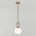 Подвесной светильник Eurosvet Bubble 50151/1 золото
