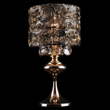 Настольная лампа Eurosvet 3400/1T золото/тонированный хрусталь Strotskis