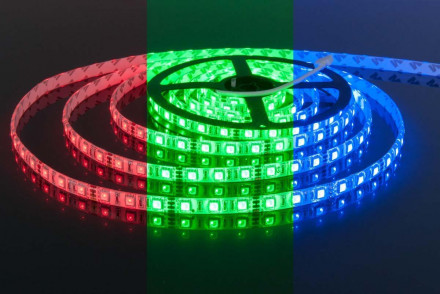 Светодиодная влагозащищенная лента Elektrostandard 14,4 W/m 60LED/m 5050SMD RGB 5M 4690389082139