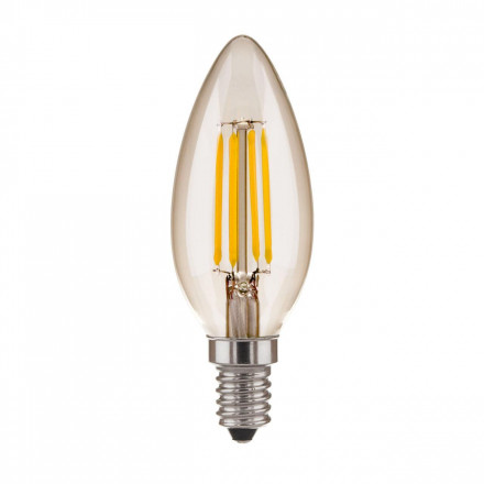 Лампа светодиодная филаментная Elektrostandard E14 7W 3300K прозрачная 4690389133022