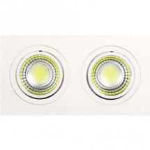 Встраиваемый светодиодный светильник Horoz 2X5W 6400К белый 016-021-0010 (HL6702L)