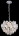 Подвесной светильник Crystal Lux Deseo SP6 D460 Silver