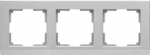 Рамка Werkel Stark на 3 поста серебряный WL04-Frame-03 4690389063701