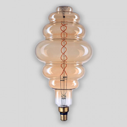 Лампа светодиодная филаментная Hiper E27 8W 2200K янтарная HL-2213