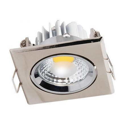 Встраиваемый светодиодный светильник Horoz Victoria-3 3W 4200К матовый хром 016-007-0003 HRZ00002535