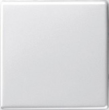 Лицевая панель Gira System 55 выключателя одноклавишного чисто-белый глянцевый 029603