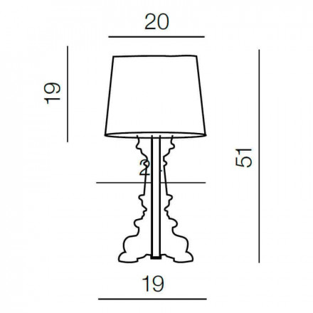 Настольная лампа Azzardo Bella AZ0072