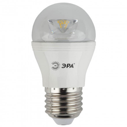 Лампа светодиодная ЭРА E27 7W 2700K прозрачная LED P45-7W-827-E27-Clear Б0017243