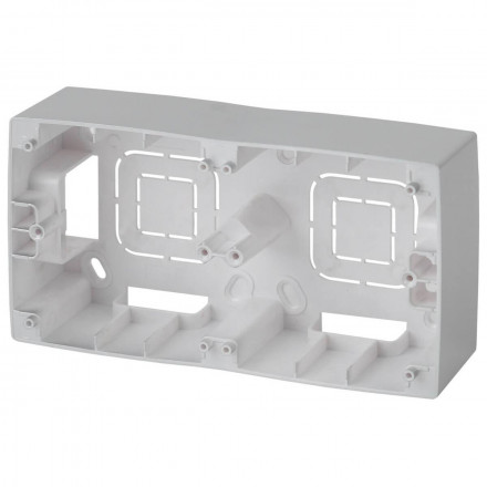 Коробка для накладного монтажа 2-постовая ЭРА 12 12-6102-03 Б0043172